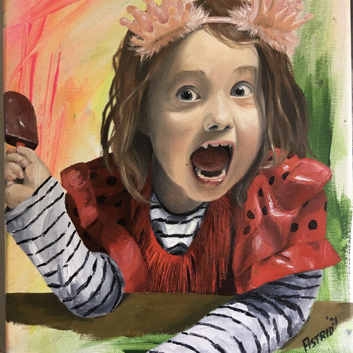 Portrait 21/003, 2021 — thoughtful gaze framed by quiet shadows.